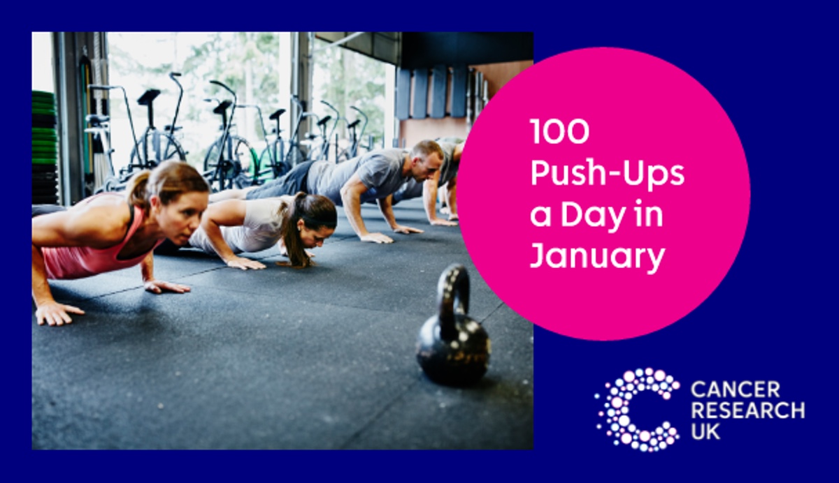 I’m taking on the 100 Push-Ups a Day Challenge for Cancer Research UK